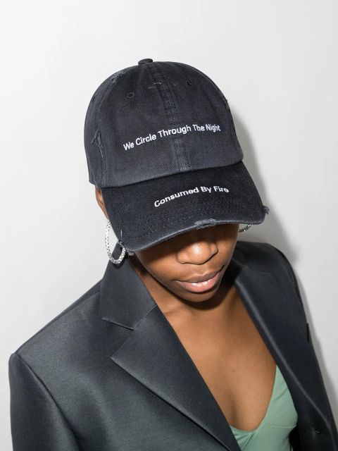 MISBHV embroidered slogan baseball cap - Black - zdjęcie produktu nr 2