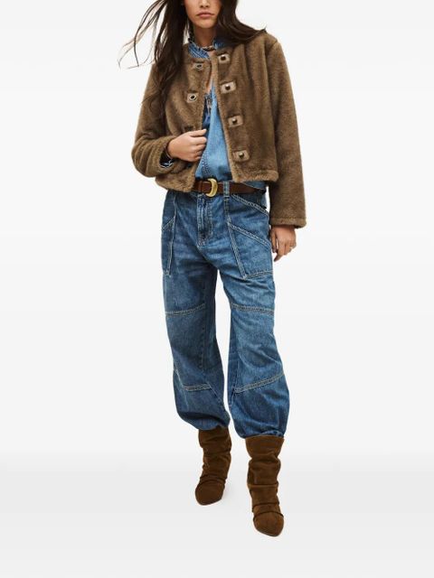 Ba&Sh Basil buttoned jacket - Brown - zdjęcie produktu nr 2