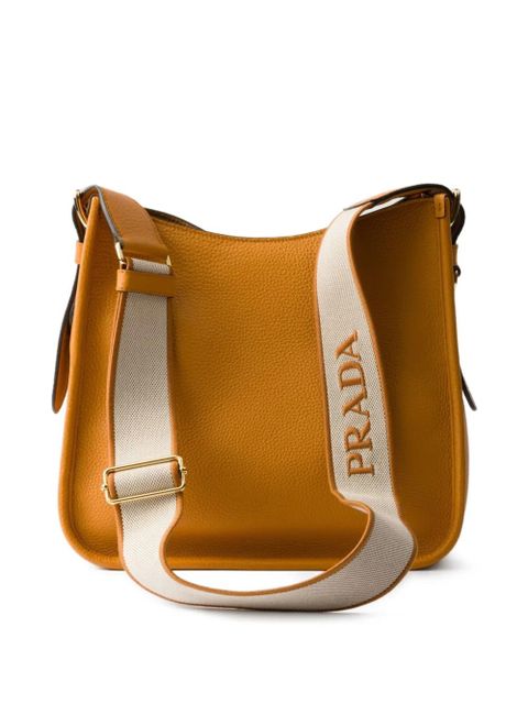 Prada medium leather shoulder bag - Orange