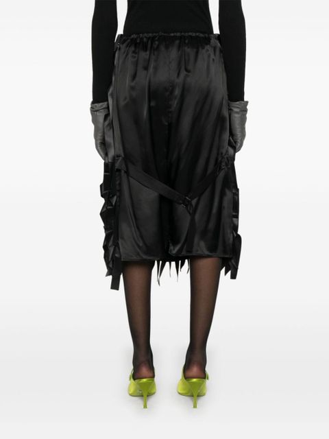 Prada ribbon-embellishment skirt - Black - zdjęcie produktu nr 2