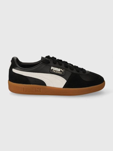Puma sneakersy skórzane Palermo kolor czarny 396464 - zdjęcie produktu nr 1
