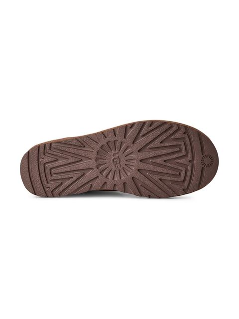 UGG śniegowce zamszowe Mini Bailey Bow II kolor brązowy 1016501.RYK