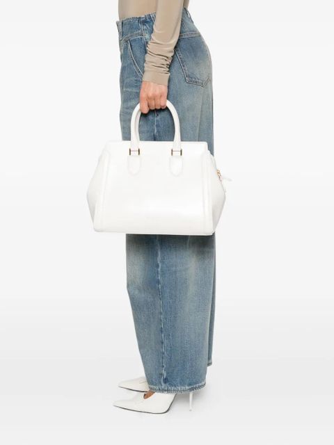Alexander McQueen Birdee leather tote bag - White - zdjęcie produktu nr 2