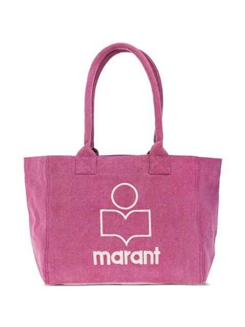 ISABEL MARANT Yenky logo-embroidered tote bag - Pink - zdjęcie produktu nr 1