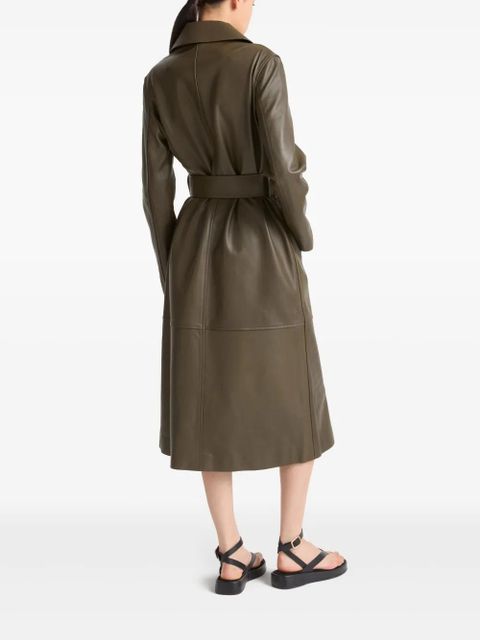 Yves Salomon leather trenchcoat - Green - zdjęcie produktu nr 2