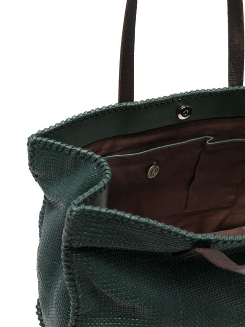 DRAGON DIFFUSION leather tote bag - Green