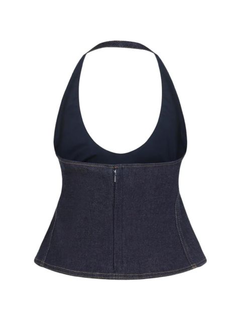 Jacquemus The Lavoir de-Nîmes denim top - Blue - zdjęcie produktu nr 2