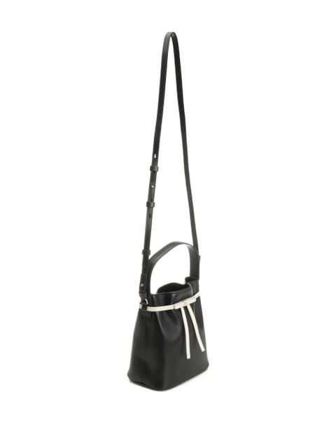 Ferragamo bow-detail bucket bag - Black