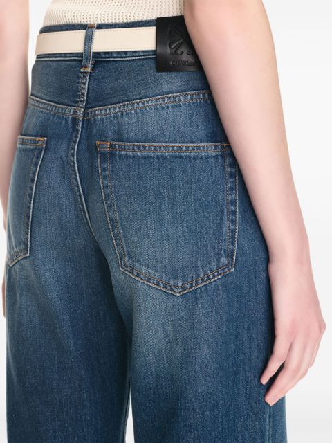 Off-White wide-leg five-pocket jeans - Blue