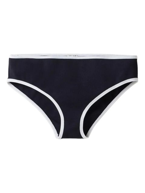 Miu Miu technical-knit bikini bottom - Blue - zdjęcie produktu nr 1