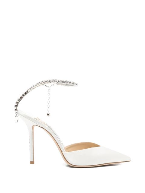 Jimmy Choo Saeda embellished heeled pumps - White - zdjęcie produktu nr 1