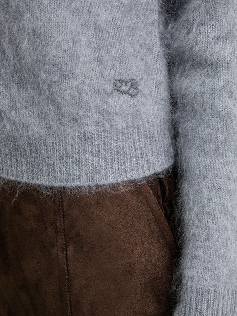 Rag & Bone kardigan kaszmirowy damski kolor szary RG6425F6MCA