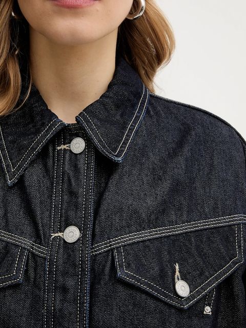 BOSS Orange kurtka jeansowa C BOMBER TRUCKER 1.0