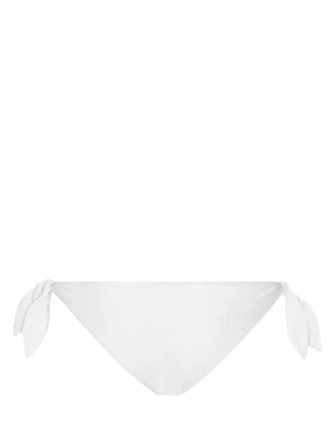 Dolce & Gabbana logo-plaque bikini bottom - White