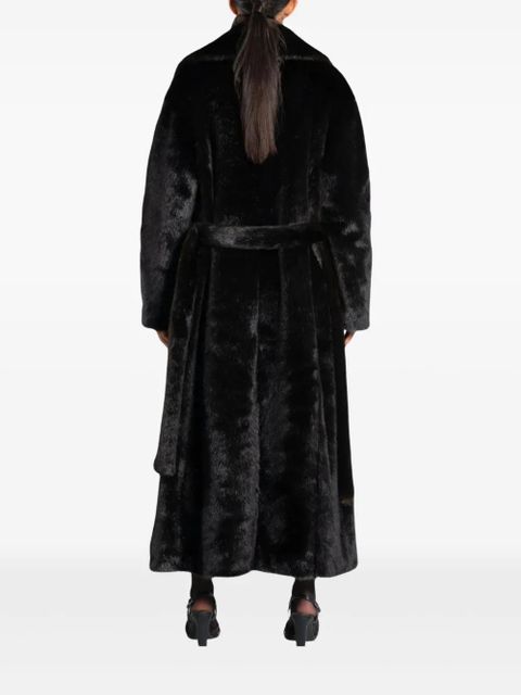 The Frankie Shop Joni faux-fur coat - Brown