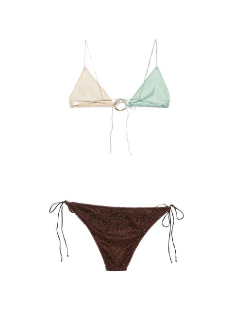 Oséree ring-detail bikini set - Brown - zdjęcie produktu nr 2