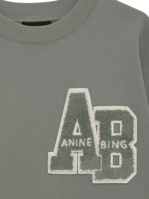 ANINE BING Miles cotton sweatshirt - Green