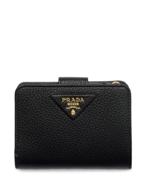 Prada small leather wallet - Black
