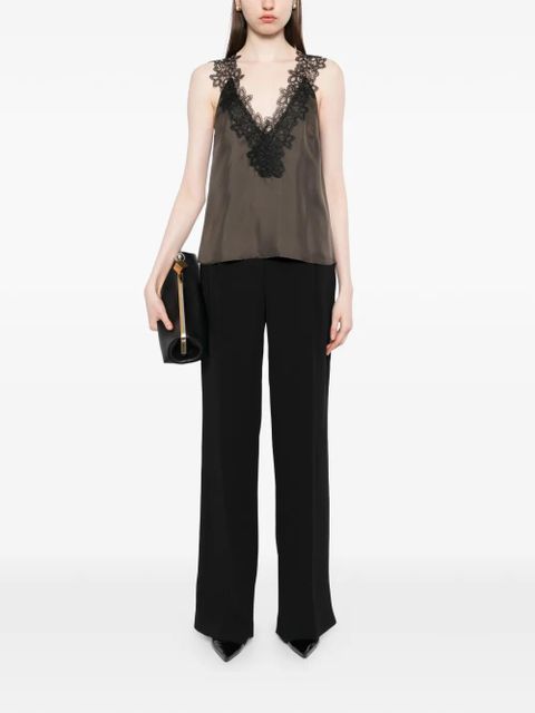 Róhe lace-embroidered vest - Brown - zdjęcie produktu nr 2