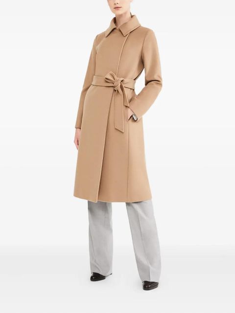 Max Mara belted wool coat - Brown