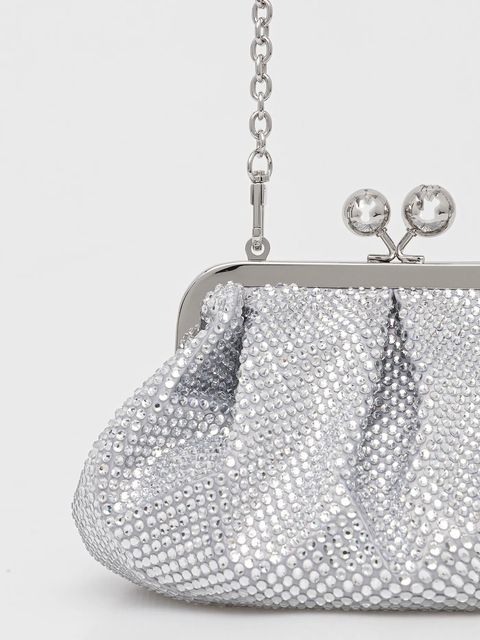 Weekend Max Mara torebka EMY kolor srebrny 2525516135600