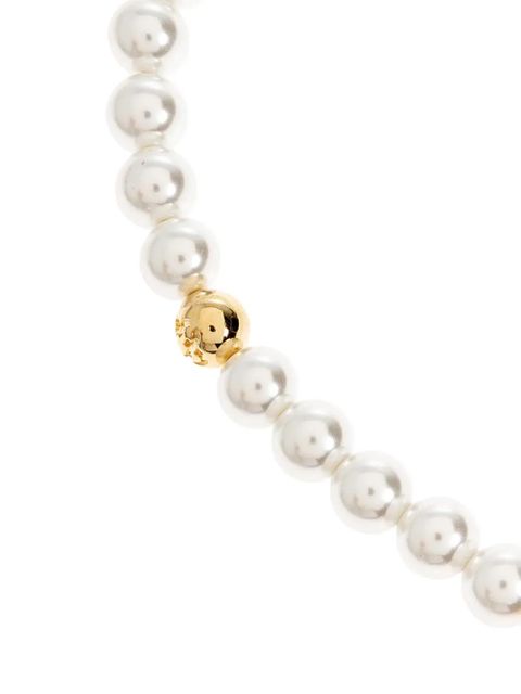 Casablanca icon pearl necklace - Gold