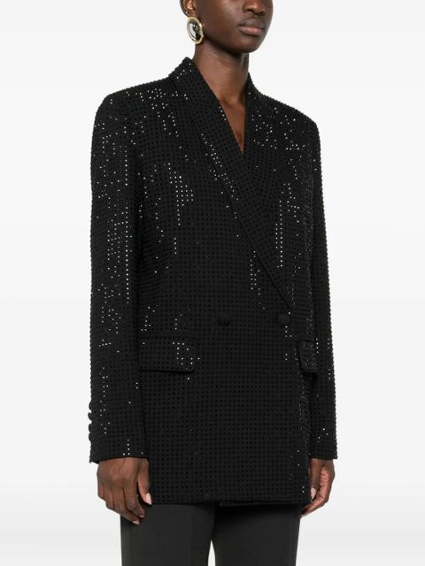 PINKO double-breasted embellished blazer - Black
