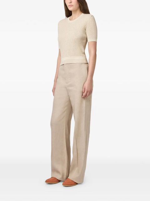 Tod's ribbed-knit top - Neutrals - zdjęcie produktu nr 2