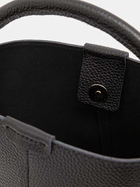 Answear.LAB torebka skórzana kolor czarny