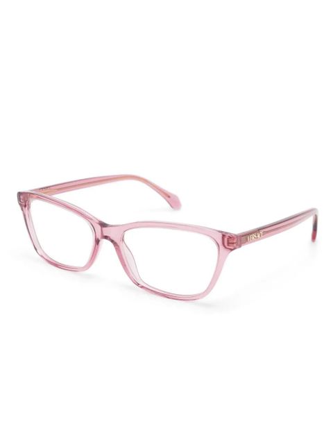 Versace Eyewear square-frame glasses - Pink - zdjęcie produktu nr 2