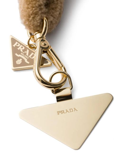 Prada wool smartphone wrist strap - Neutrals - zdjęcie produktu nr 2
