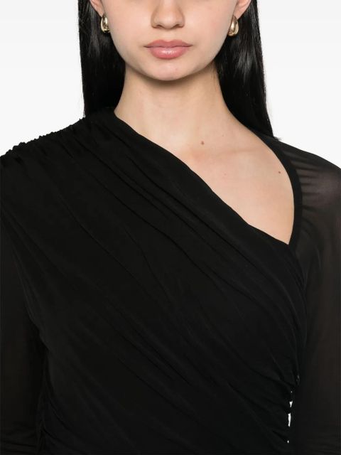 ZIMMERMANN Illustration Gathered midi dress - Black