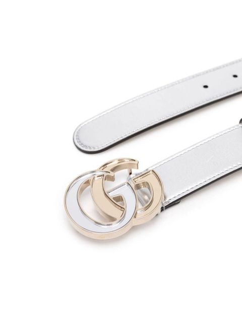 Gucci GG Marmont belt - Silver