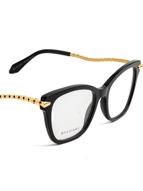 Bvlgari Serpenti cat-eye glasses - Black