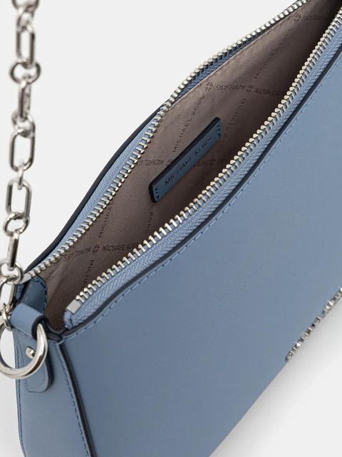 MICHAEL Michael Kors torebka skórzana kolor niebieski