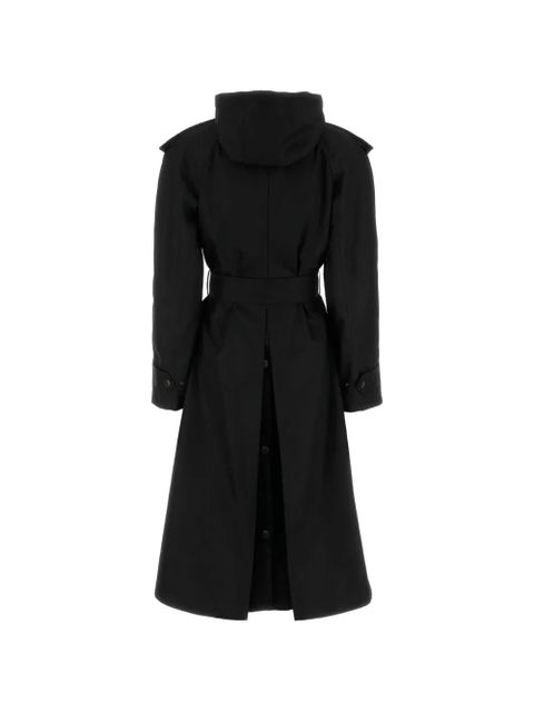 Burberry hooded belted trench coat - Black - zdjęcie produktu nr 2