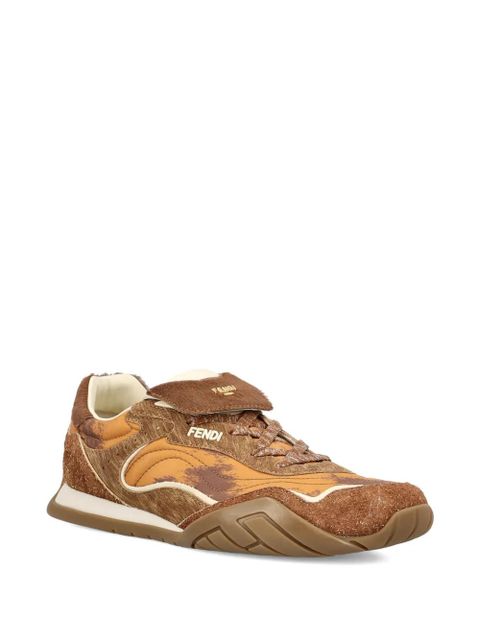 FENDI Wave Pulse lace-up sneakers - Brown - zdjęcie produktu nr 2