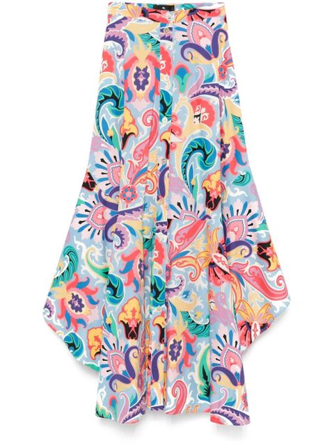 ETRO graphic-print maxi skirt - Yellow - zdjęcie produktu nr 1