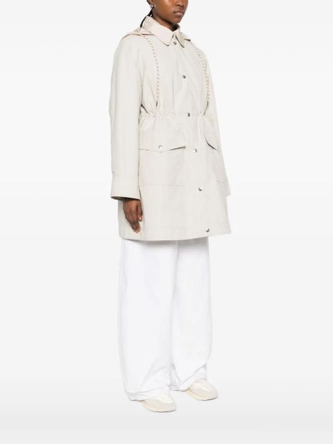 Moncler Begonia parka coat - Neutrals