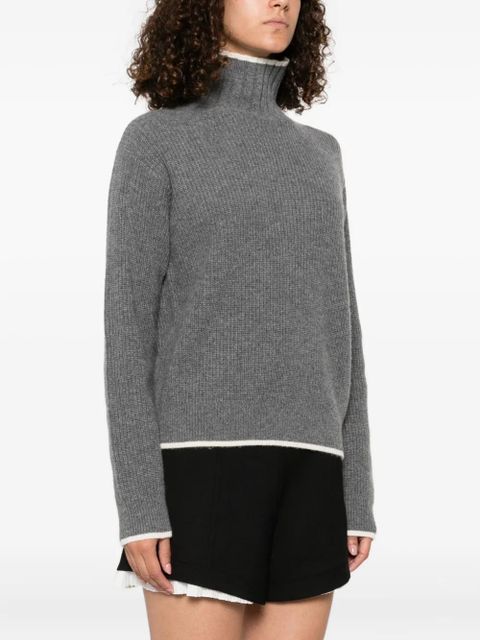 SANDRO high-neck sweater - Grey