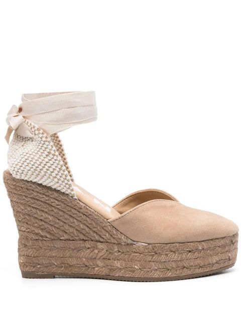 Manebi Hamptons 110mm wedge espadrilles - Neutrals - zdjęcie produktu nr 1