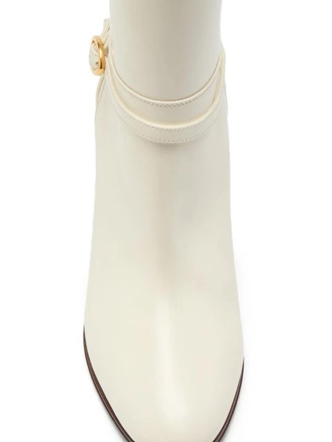 Valentino Garavani 75mm Pattie leather boots - Neutrals