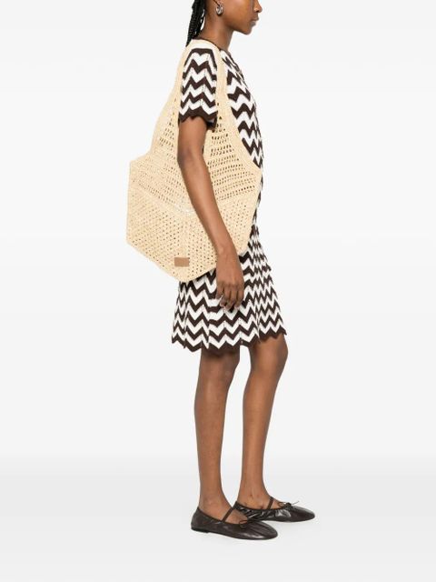 Maje 226 Stephan crocheted shoulderbag - Neutrals - zdjęcie produktu nr 2