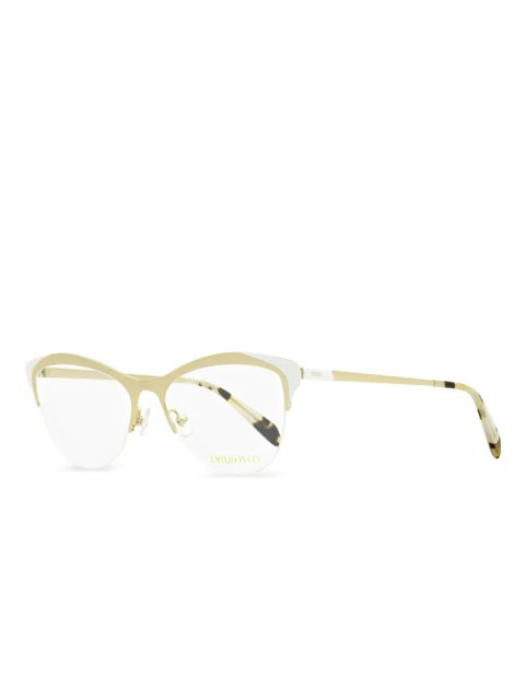 PUCCI 5073 logo-detail glasses - Gold - zdjęcie produktu nr 2