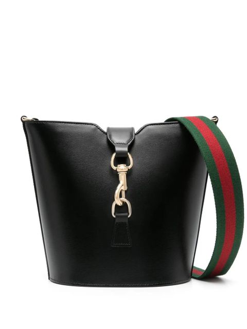 Gucci Original leather bucket bag - Black - zdjęcie produktu nr 1
