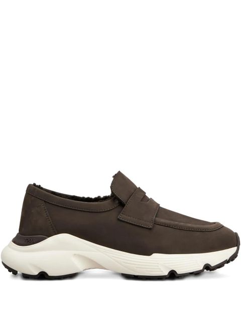 Tod's moccasin shearling trainers - Brown - zdjęcie produktu nr 1