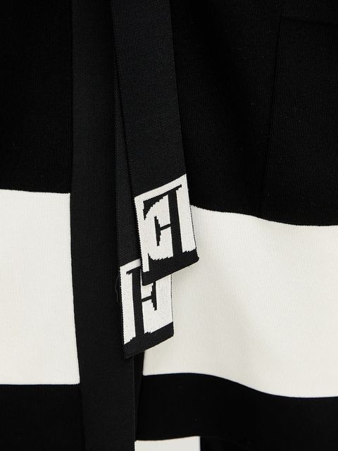 Elisabetta Franchi kardigan damski kolor czarny lekki MK02S56E2