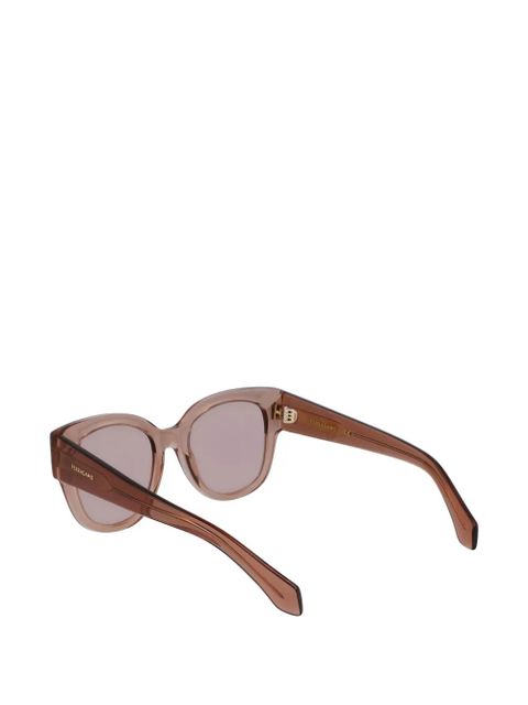Ferragamo round-frame sunglasses - Brown