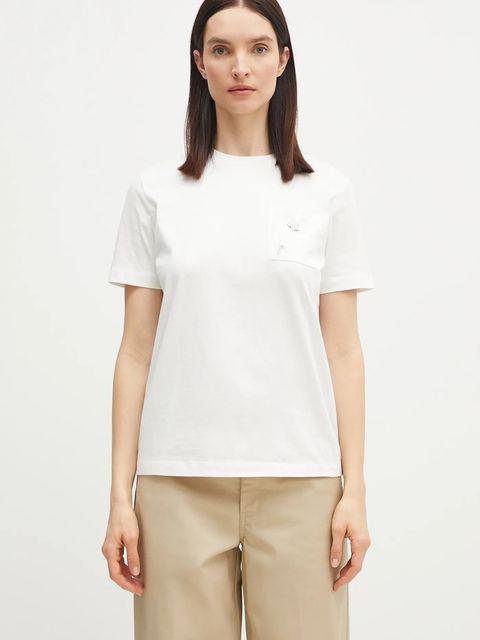 Kenzo t-shirt bawełniany damski kolor biały FF52TS1504SG.02