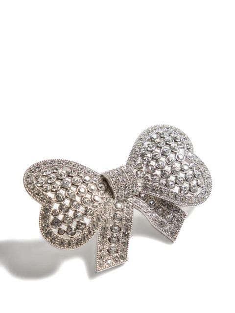 Valentino Garavani Trop Chou earrings in metal and Swarovski® crystals - Silver